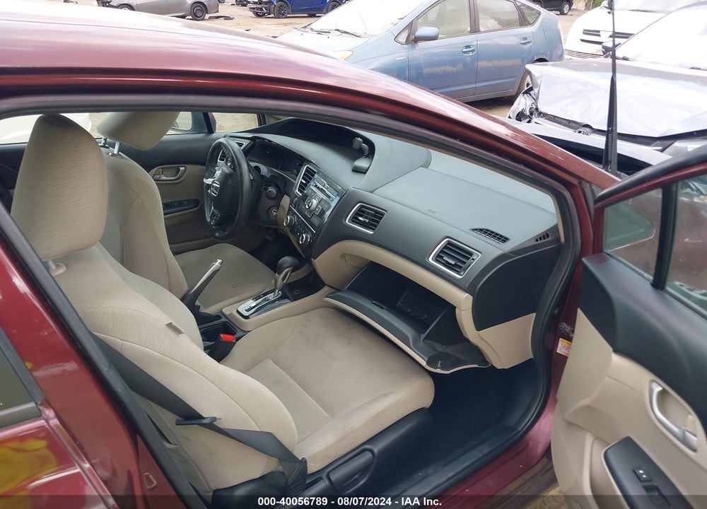 2013 HONDA CIVIC LX VIN: 19XFB2F53DE287639