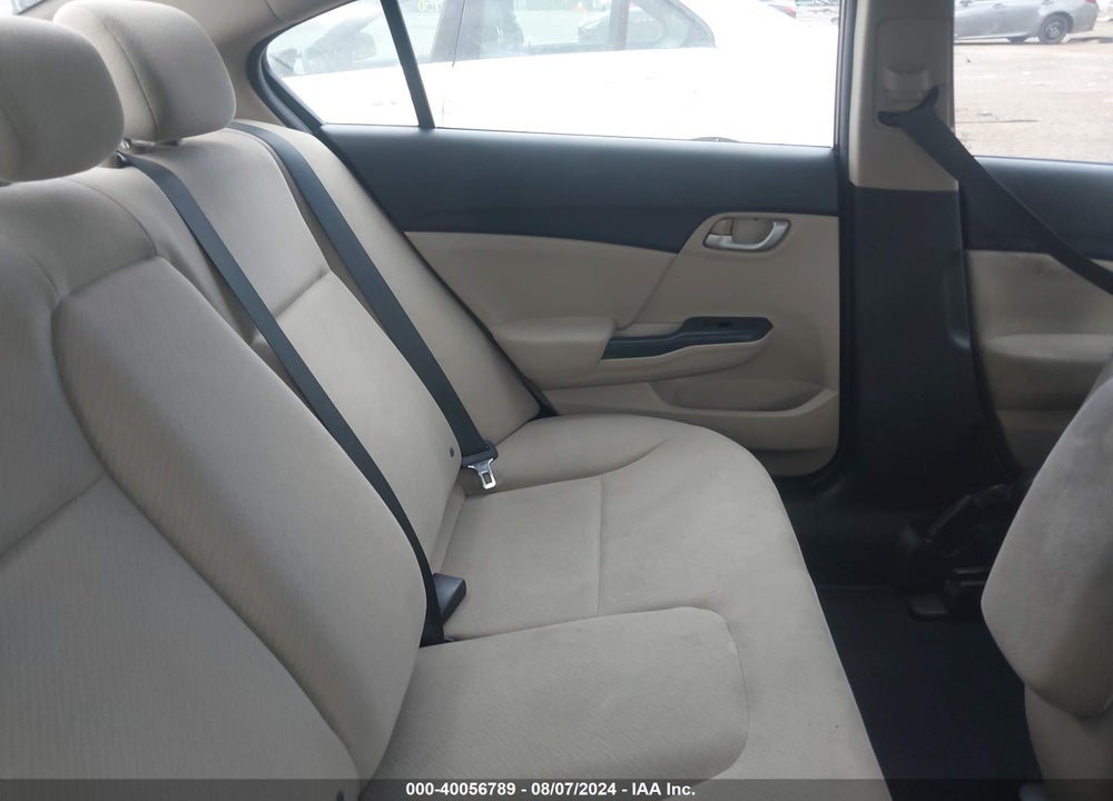 2013 HONDA CIVIC LX VIN: 19XFB2F53DE287639