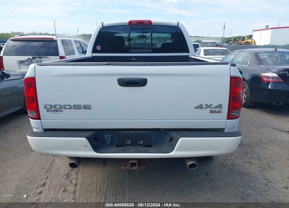 2004 DODGE RAM 1500 SLT/LARAMIE VIN: 1D7HU18D84S638050