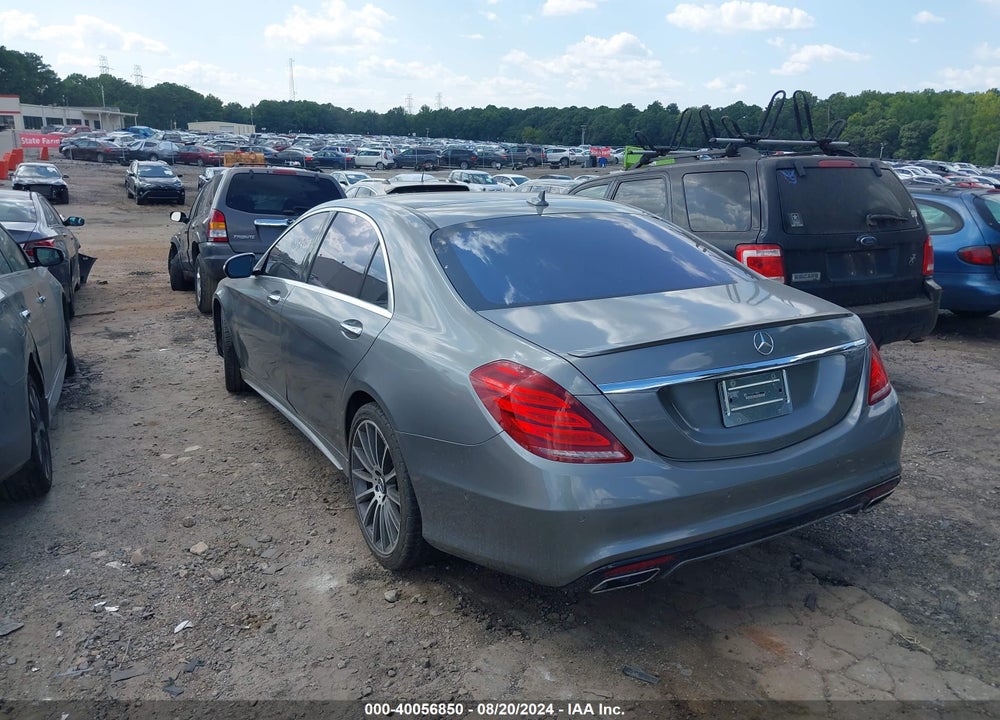 2015 MERCEDES-BENZ S 550 VIN: WDDUG8CB8FA130240