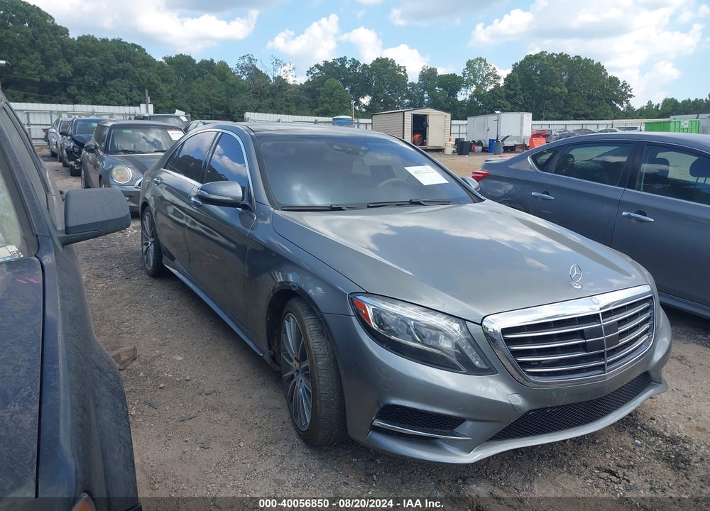 2015 MERCEDES-BENZ S 550 VIN: WDDUG8CB8FA130240
