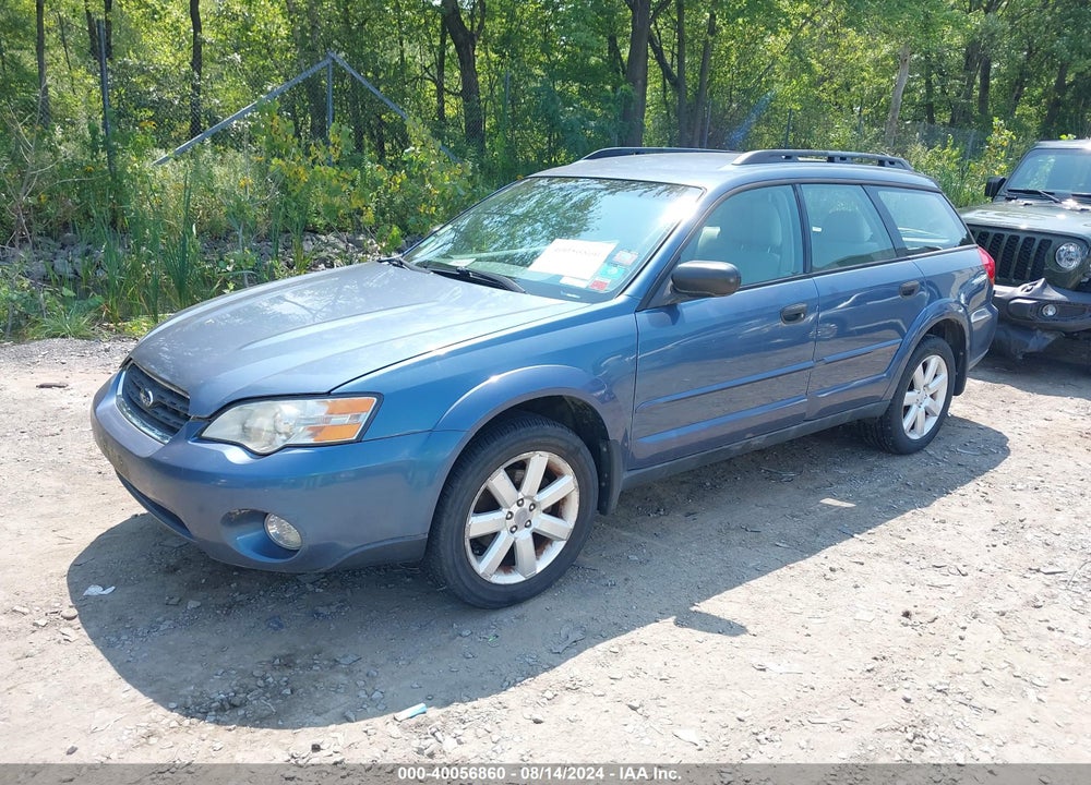2006 SUBARU OUTBACK 2.5I VIN: 4S4BP61C667304221