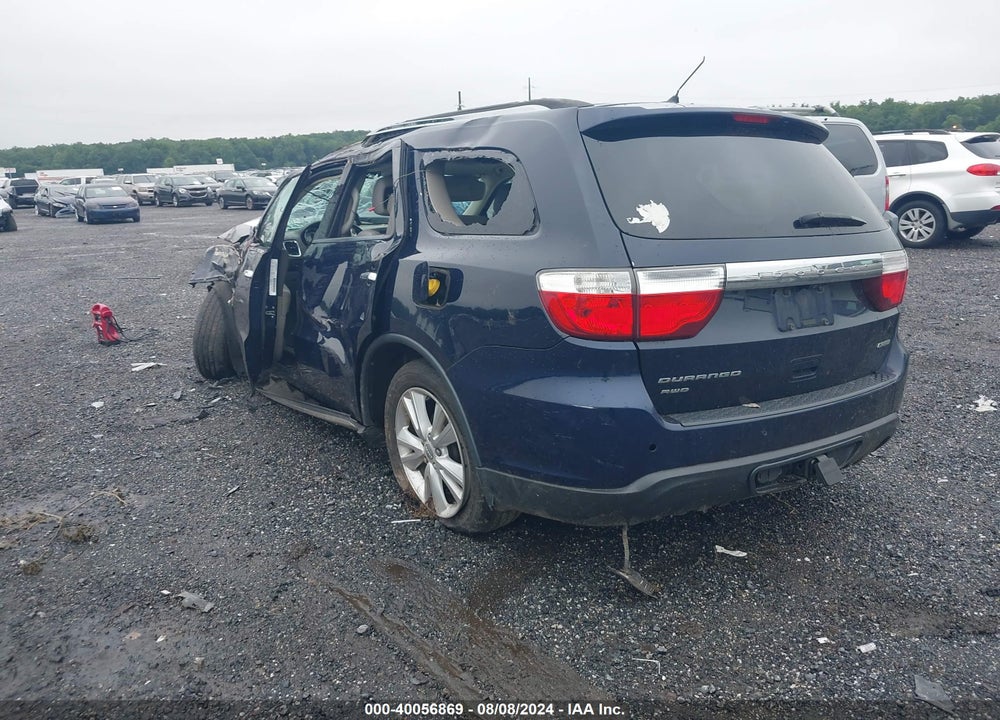 2013 DODGE DURANGO VIN: 1C4RDJDG7DC658685