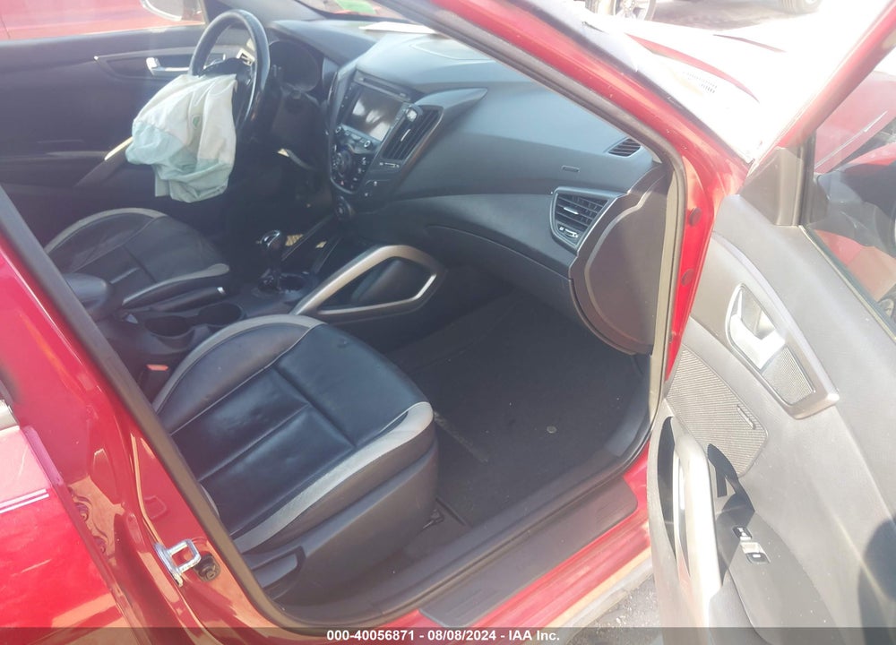 2013 HYUNDAI VELOSTER VIN: KMHTC6AEXDU166943