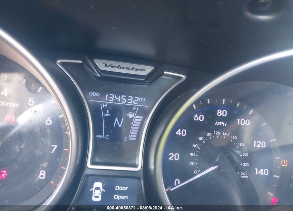2013 HYUNDAI VELOSTER VIN: KMHTC6AEXDU166943