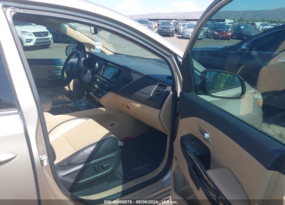 2015 KIA SEDONA SX VIN: KNDMC5C12F6037308