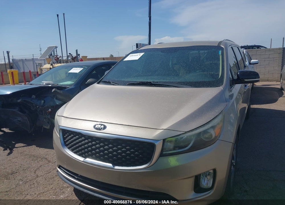 2015 KIA SEDONA SX VIN: KNDMC5C12F6037308