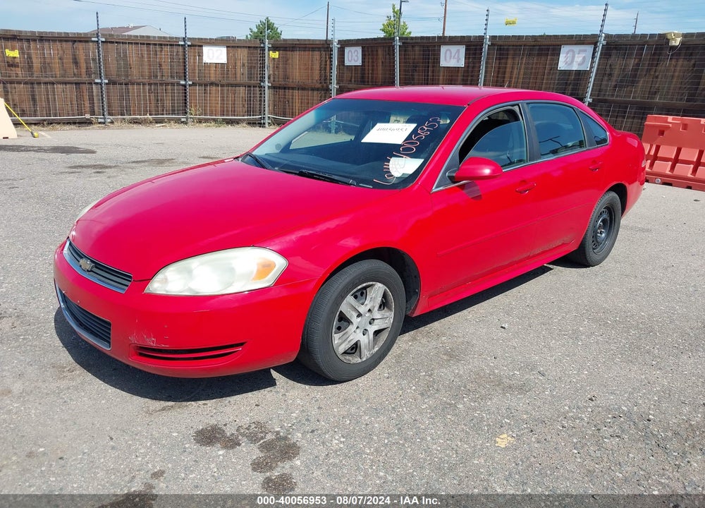 2010 CHEVROLET IMPALA LS VIN: 2G1WA5EK4A1242612