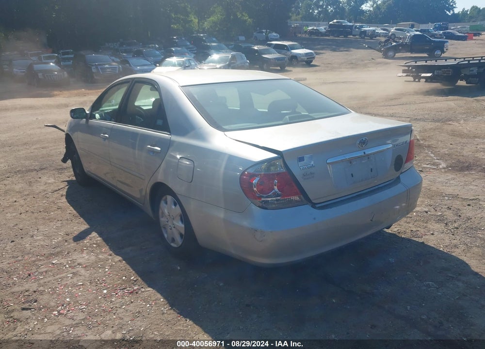 2005 TOYOTA CAMRY LE VIN: 4T1BE32K85U400734