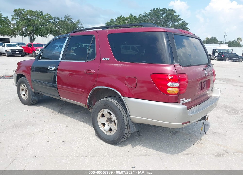 2001 TOYOTA SEQUOIA VIN: 5TDZT34A01S006348