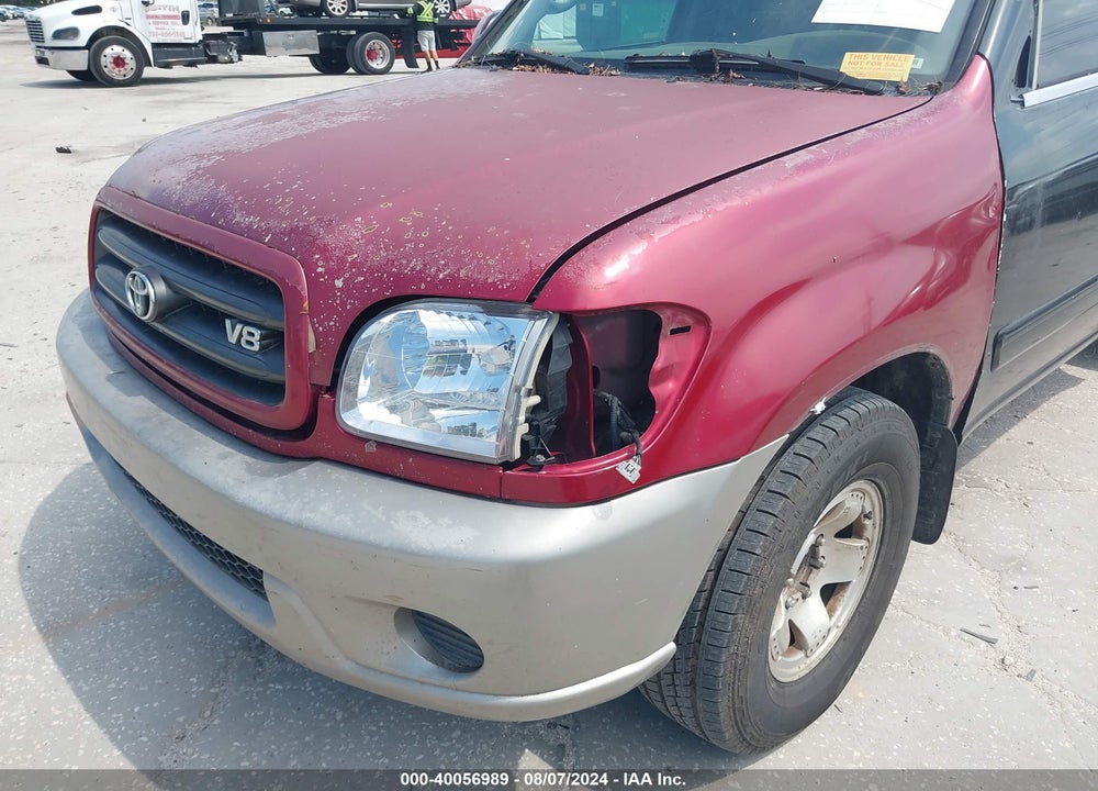 2001 TOYOTA SEQUOIA VIN: 5TDZT34A01S006348