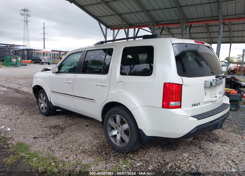 2014 HONDA PILOT TOURING VIN: 5FNYF4H98EB013275