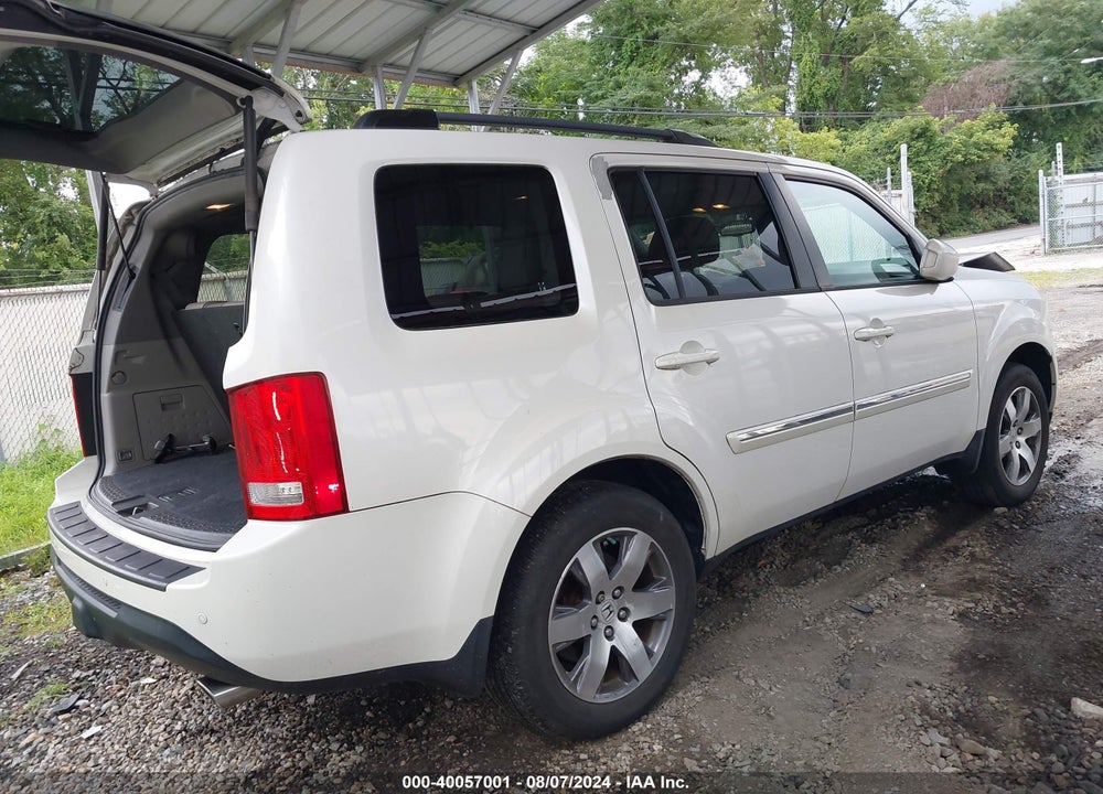 2014 HONDA PILOT TOURING VIN: 5FNYF4H98EB013275