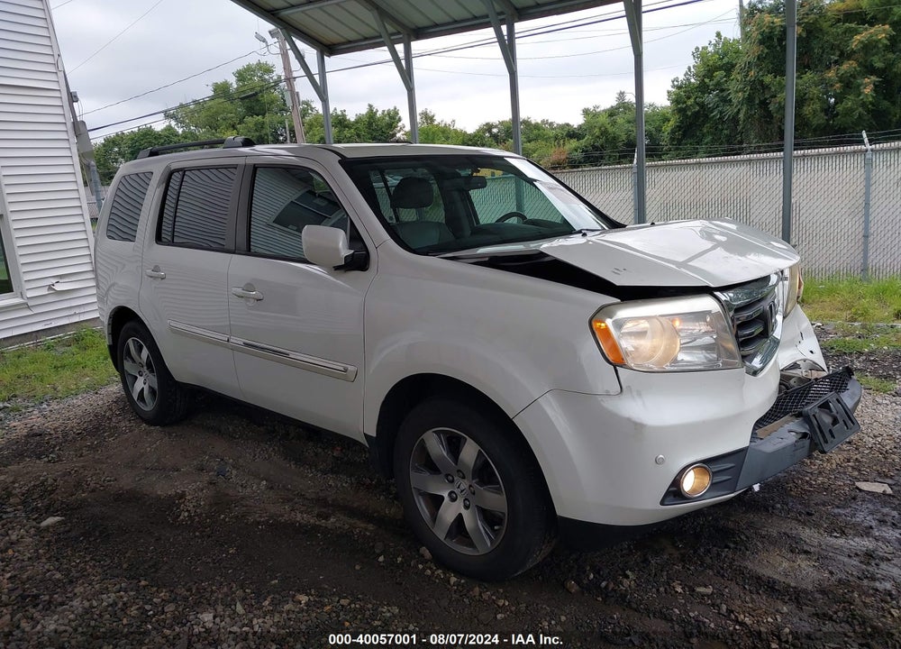 2014 HONDA PILOT TOURING VIN: 5FNYF4H98EB013275