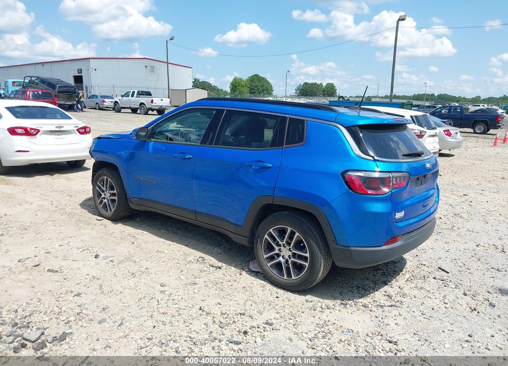 2019 JEEP COMPASS SUN AND WHEEL FWD VIN: 3C4NJCBB4KT668540