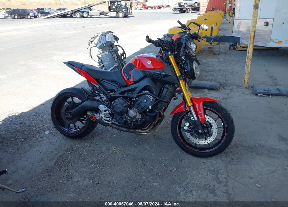 2014 YAMAHA FZ09 C VIN: JYARN33Y8EA000904