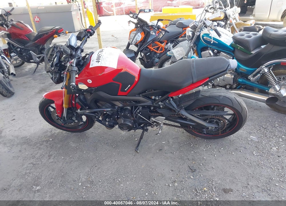 2014 YAMAHA FZ09 C VIN: JYARN33Y8EA000904