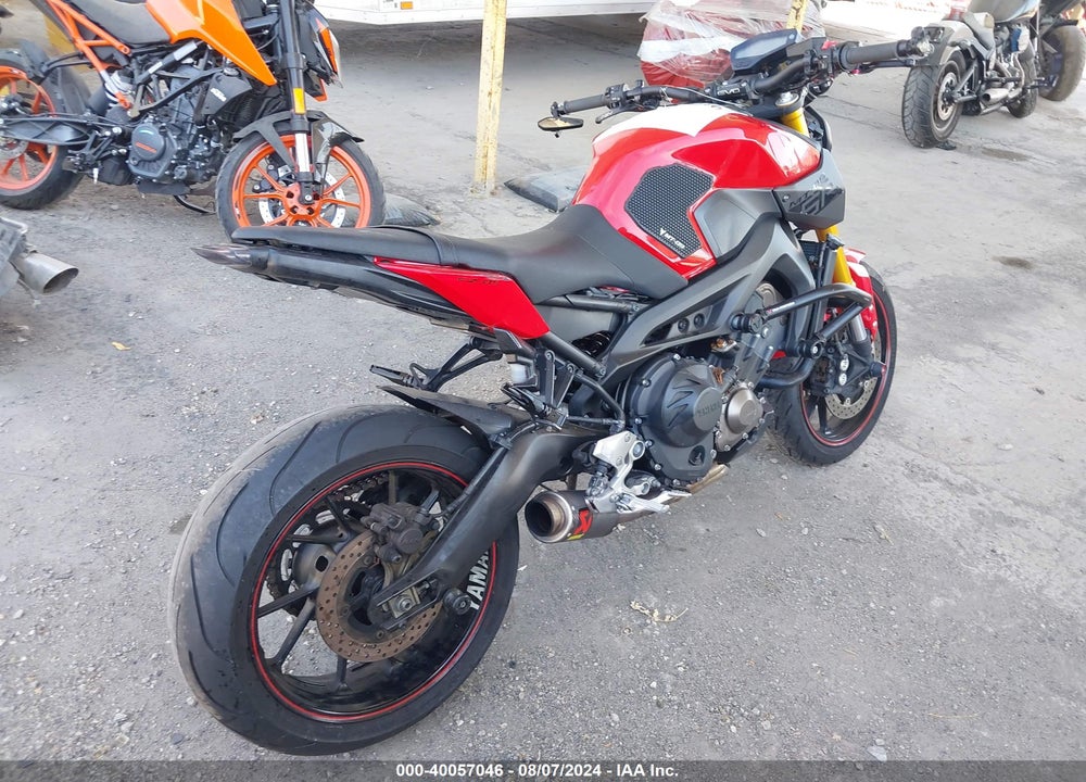 2014 YAMAHA FZ09 C VIN: JYARN33Y8EA000904
