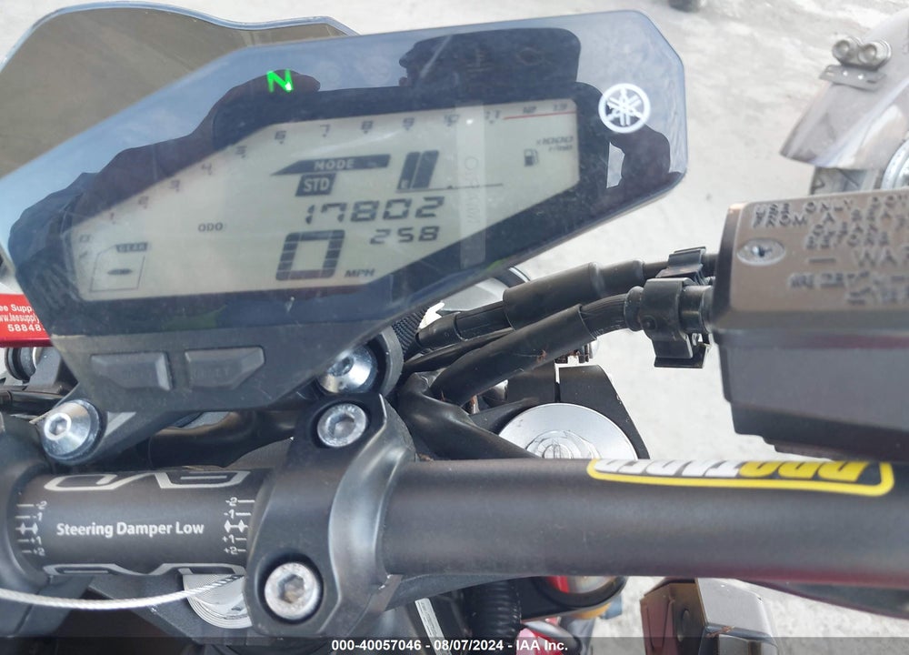 2014 YAMAHA FZ09 C VIN: JYARN33Y8EA000904