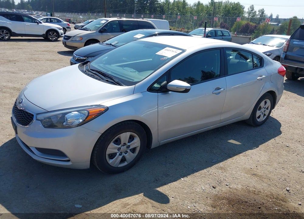 2015 KIA FORTE LX VIN: KNAFX4A63F5366592