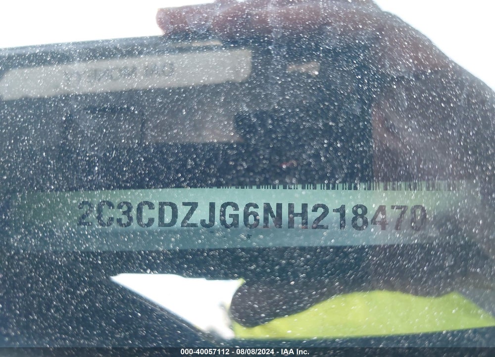2022 DODGE CHALLENGER GT VIN: 2C3CDZJG6NH218470