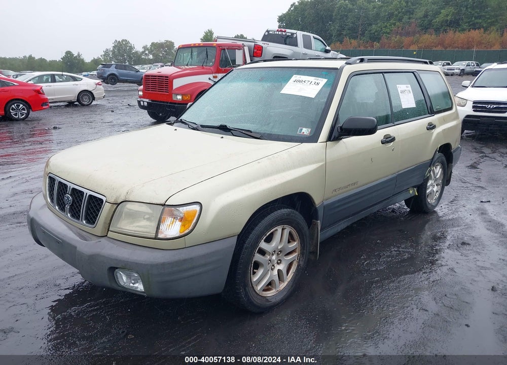 2001 SUBARU FORESTER L VIN: JF1SF63511H768760