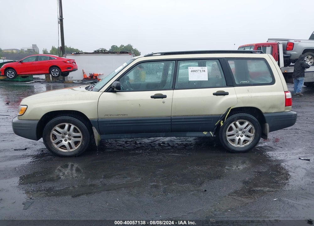 2001 SUBARU FORESTER L VIN: JF1SF63511H768760