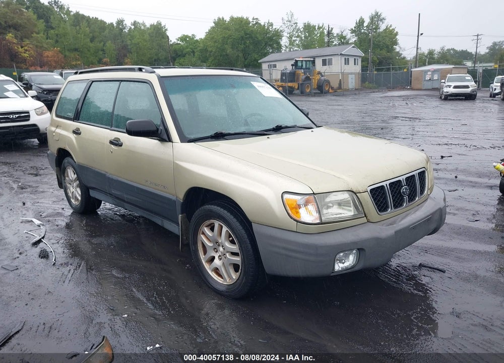 2001 SUBARU FORESTER L VIN: JF1SF63511H768760