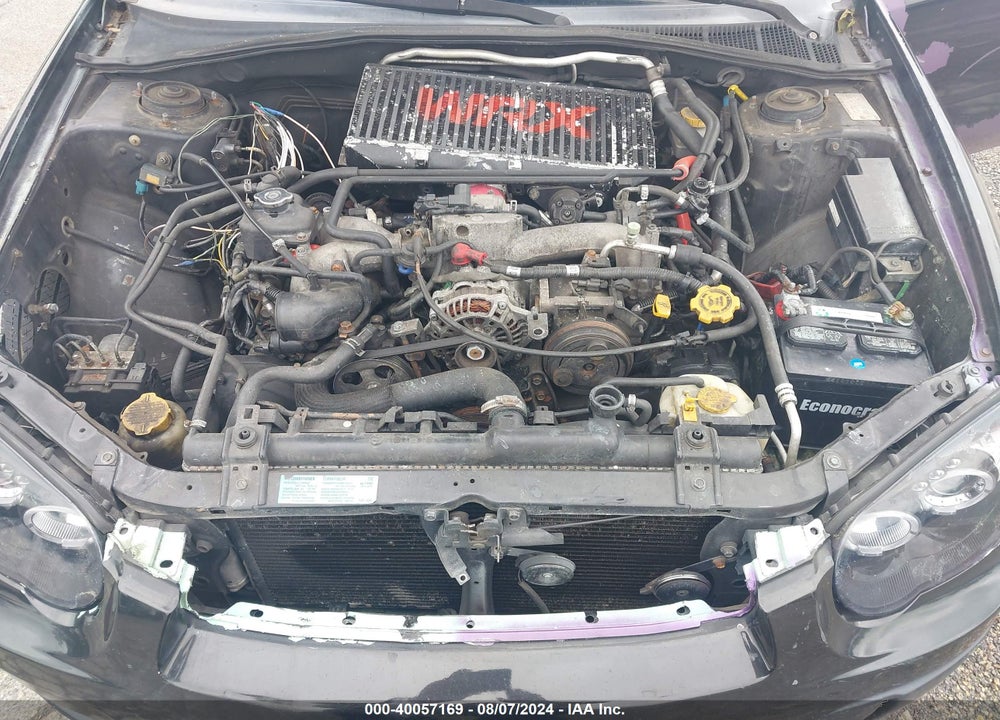 2005 SUBARU IMPREZA WRX VIN: JF1GD29615H516274