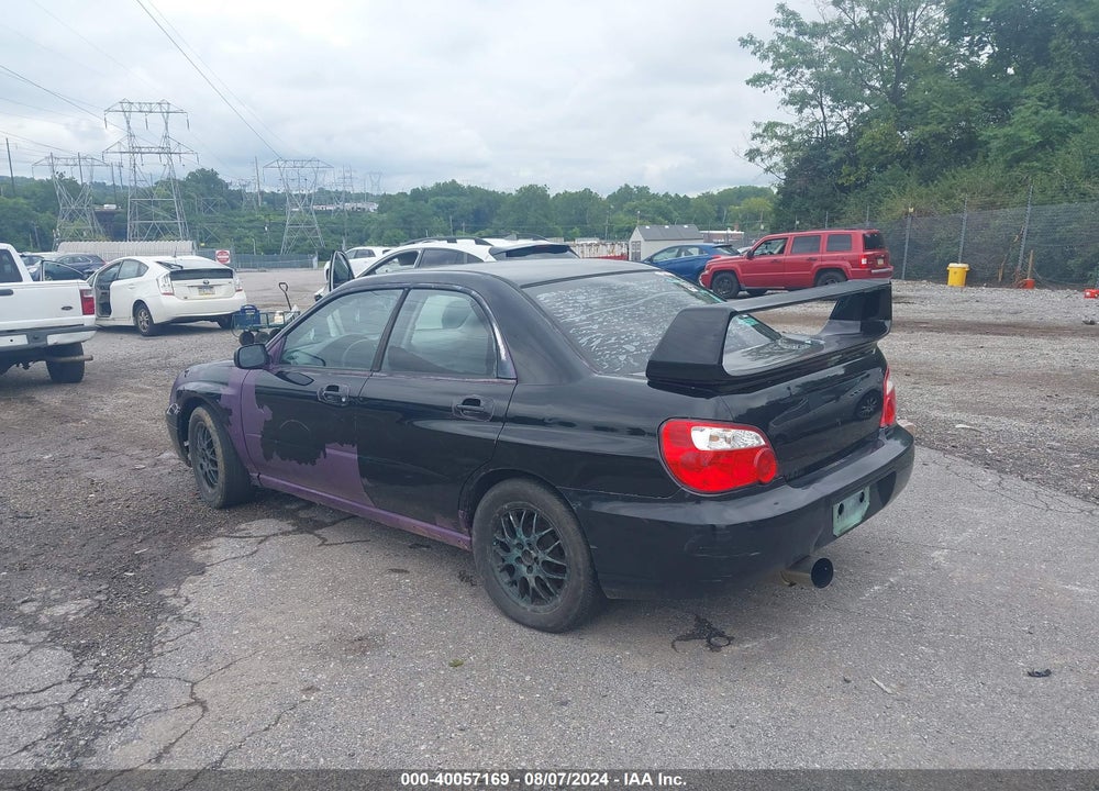 2005 SUBARU IMPREZA WRX VIN: JF1GD29615H516274
