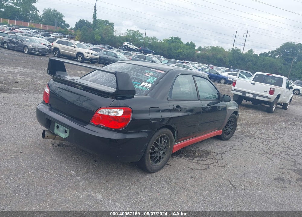 2005 SUBARU IMPREZA WRX VIN: JF1GD29615H516274