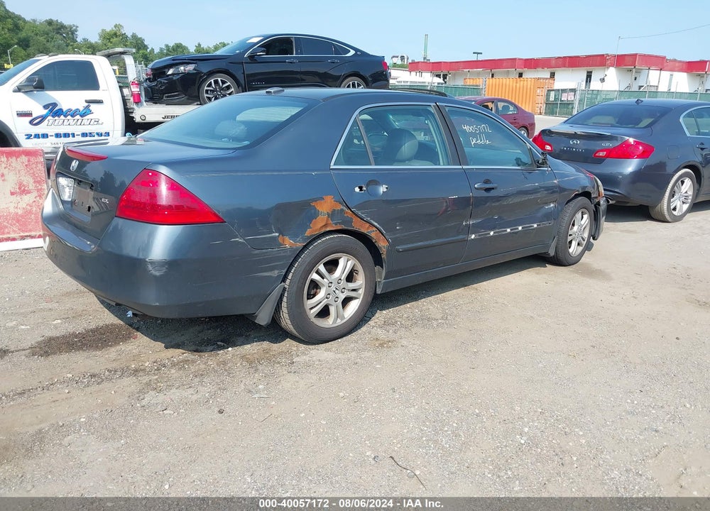 2006 HONDA ACCORD 2.4 EX VIN: 1HGCM56896A066000