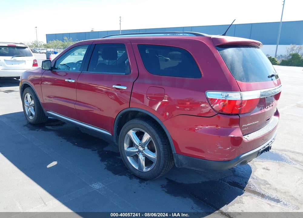 2013 DODGE DURANGO CITADEL VIN: 1C4SDJET6DC554167