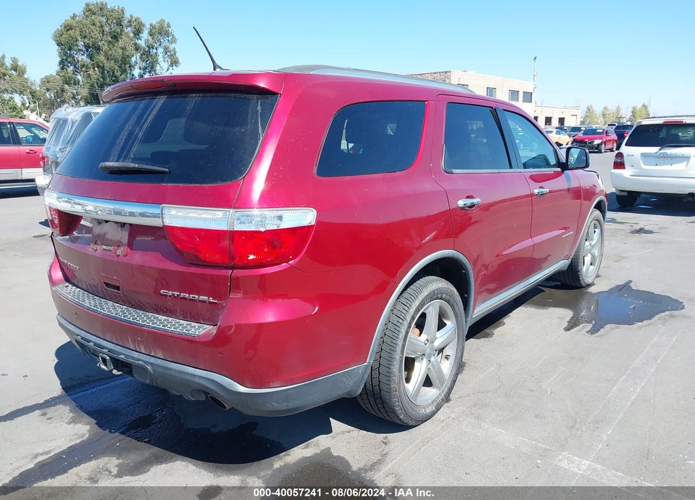 2013 DODGE DURANGO CITADEL VIN: 1C4SDJET6DC554167
