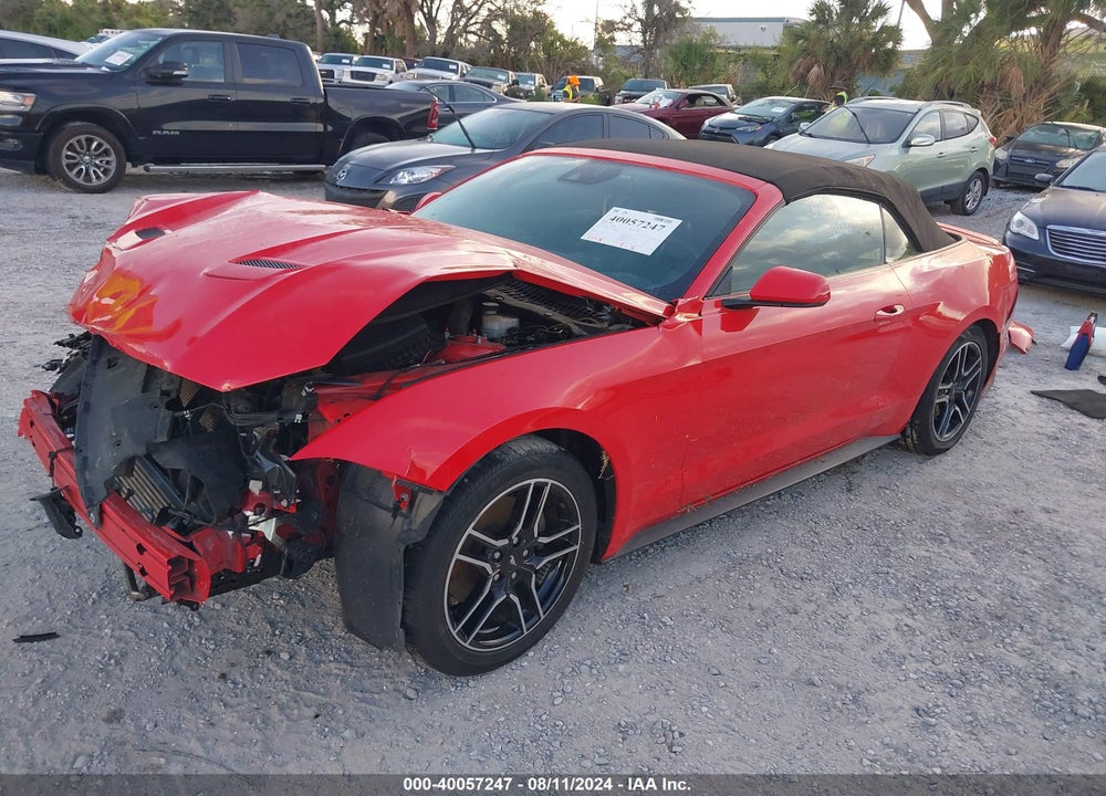 2018 FORD MUSTANG ECOBOOST PREMIUM VIN: 1FATP8UH3J5119324