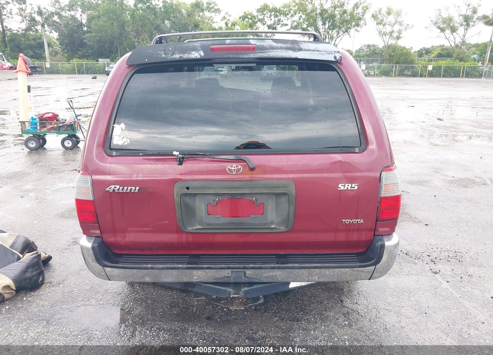 1999 TOYOTA 4RUNNER SR5 V6 VIN: JT3GN86R5X0107080