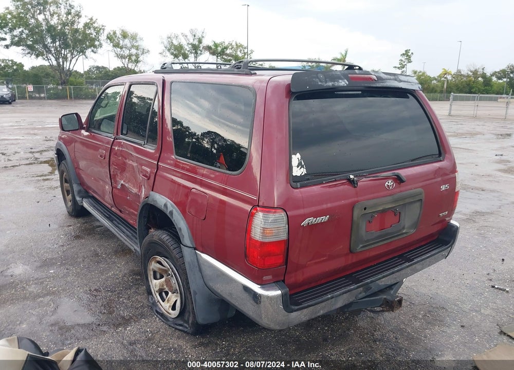 1999 TOYOTA 4RUNNER SR5 V6 VIN: JT3GN86R5X0107080