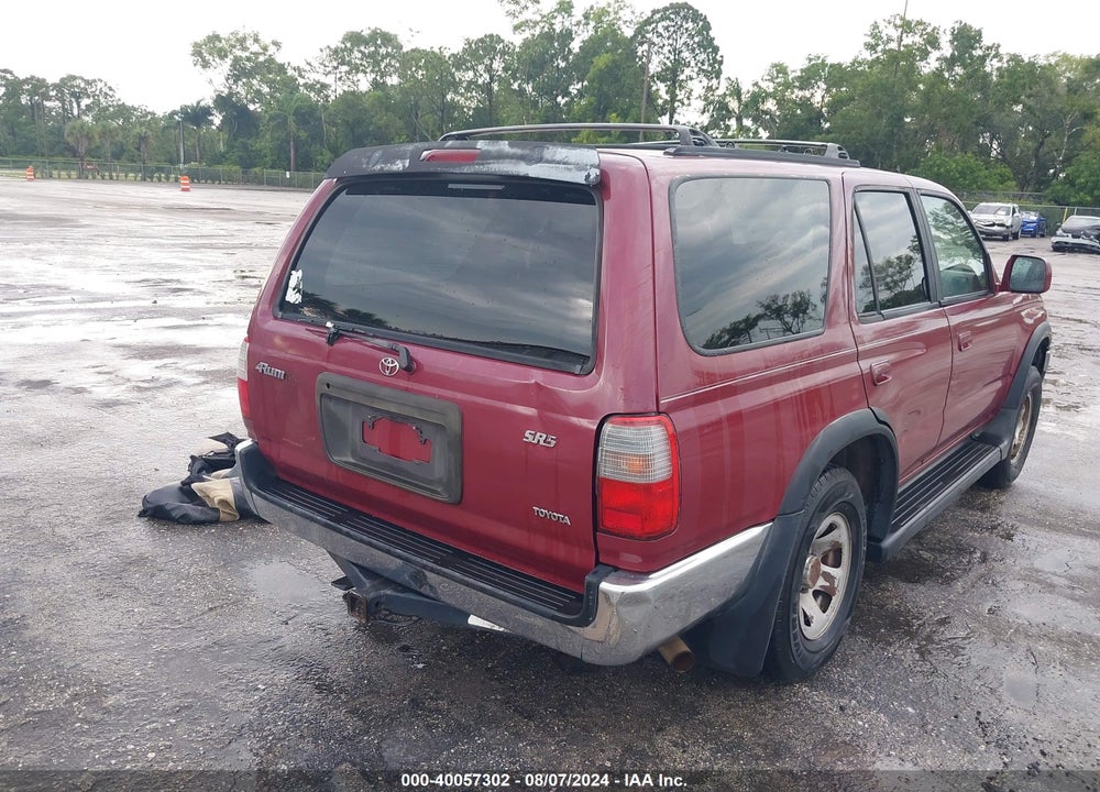 1999 TOYOTA 4RUNNER SR5 V6 VIN: JT3GN86R5X0107080