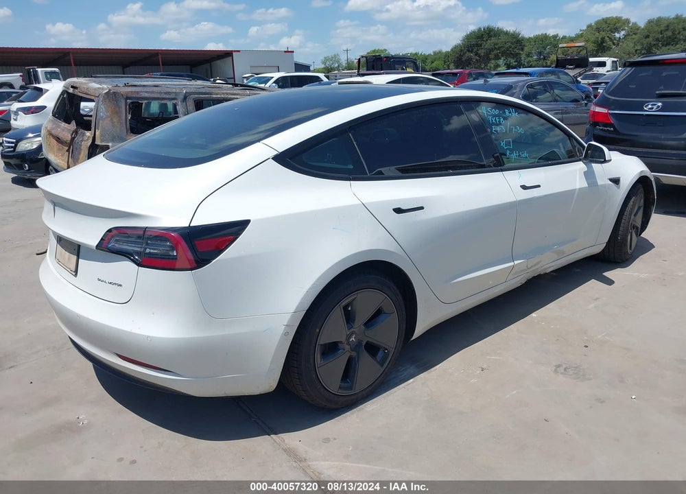 2021 TESLA MODEL 3 LONG RANGE DUAL MOTOR ALL-WHEEL DRIVE VIN: 5YJ3E1EB5MF906683