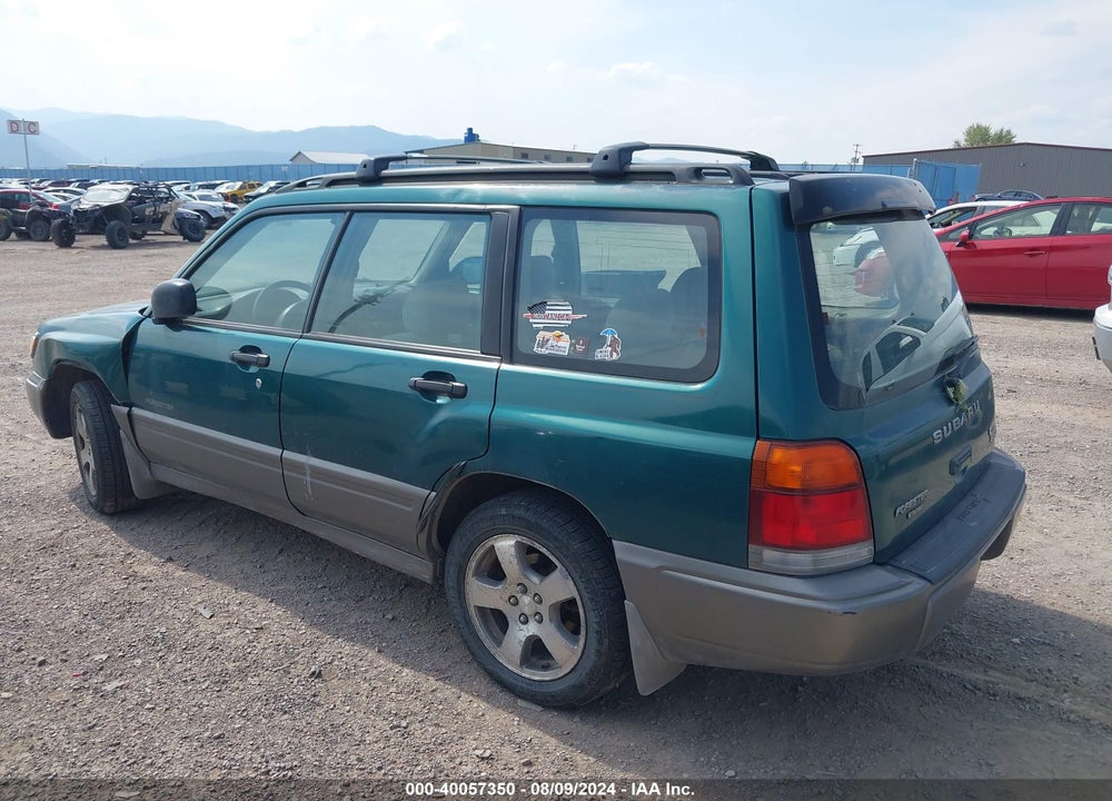 2000 SUBARU FORESTER S VIN: JF1SF6556YH704737