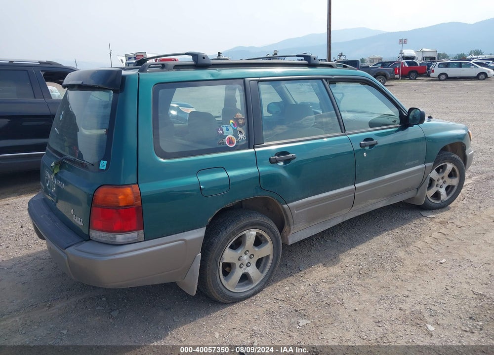 2000 SUBARU FORESTER S VIN: JF1SF6556YH704737