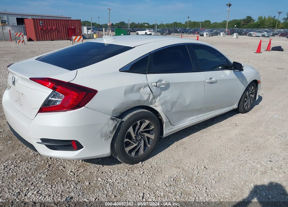 2018 HONDA CIVIC EX VIN: 19XFC2F84JE038026