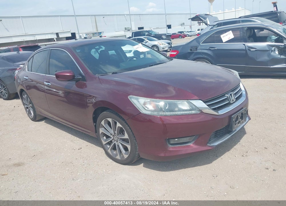 2014 HONDA ACCORD SPORT VIN: 1HGCR2F58EA136834