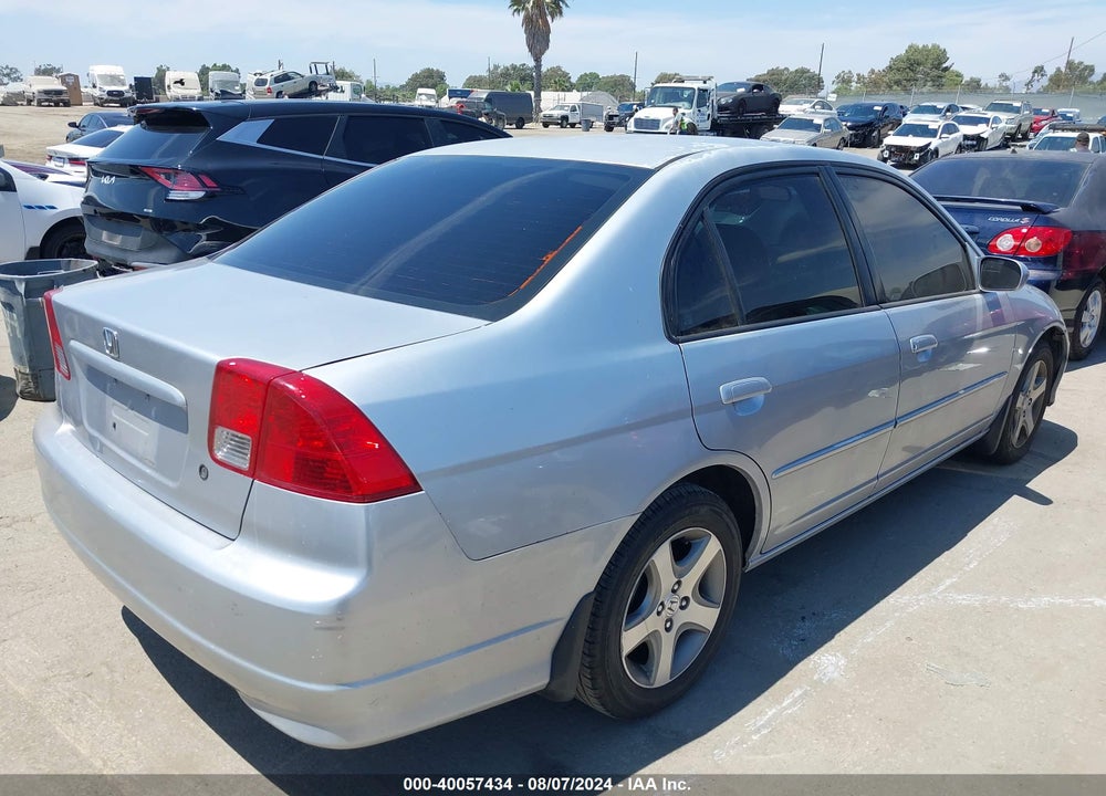 2004 HONDA CIVIC EX VIN: 2HGES26704H577212