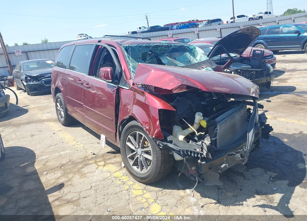 2017 DODGE GRAND CARAVAN SXT VIN: 2C4RDGCG2HR817808