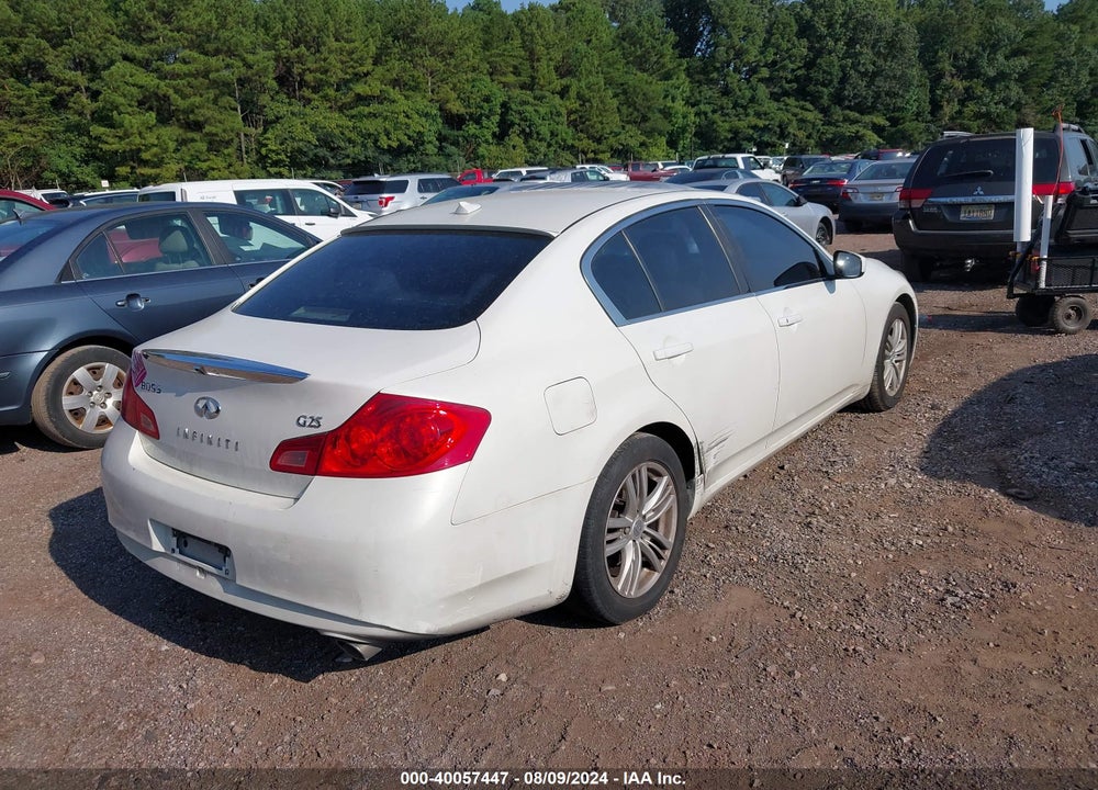 2012 INFINITI G25 VIN: JN1DV6APXCM810740