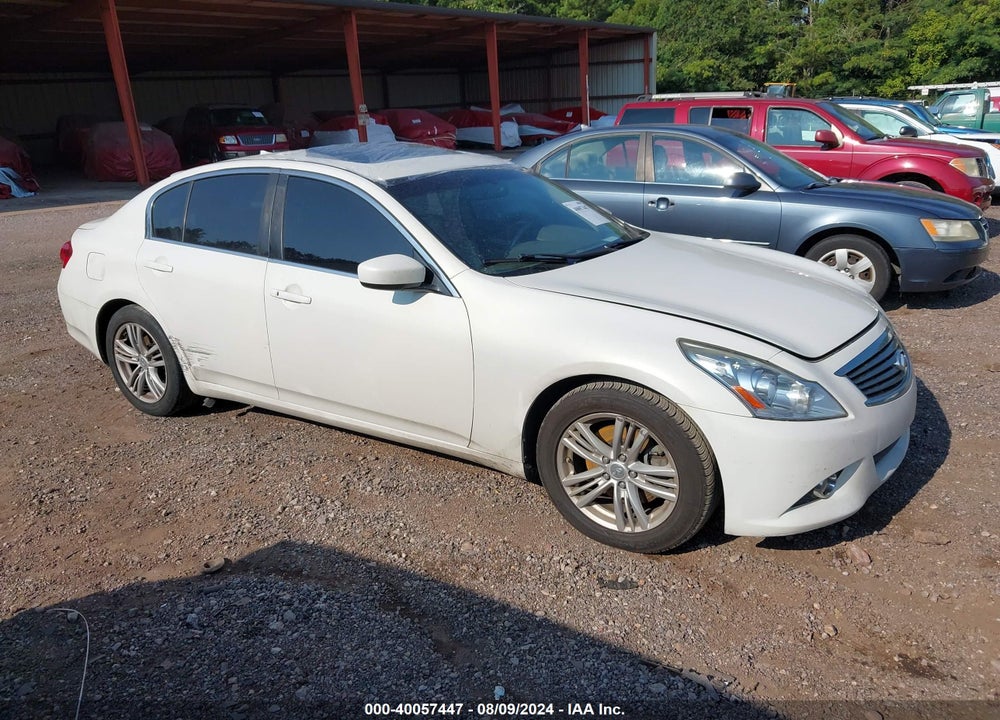 2012 INFINITI G25 VIN: JN1DV6APXCM810740