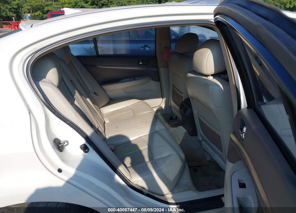 2012 INFINITI G25 VIN: JN1DV6APXCM810740