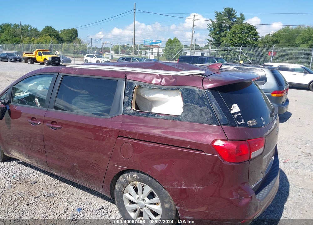 2015 KIA SEDONA LX VIN: KNDMB5C1XF6075954