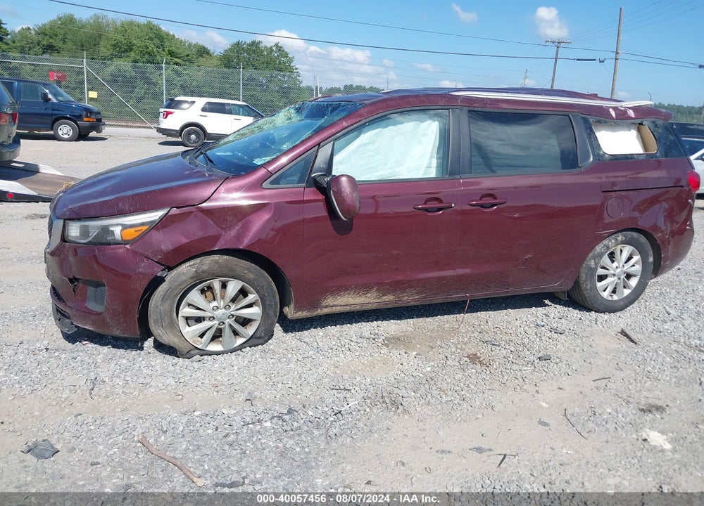 2015 KIA SEDONA LX VIN: KNDMB5C1XF6075954